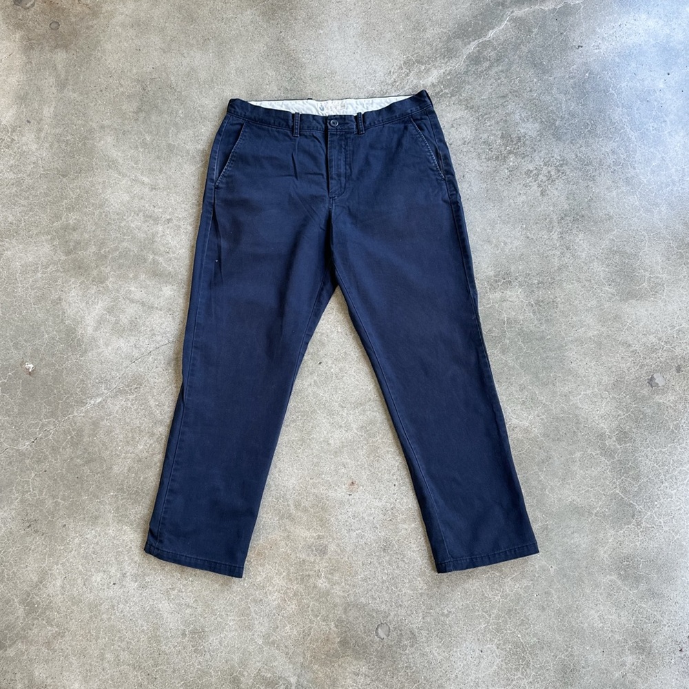 J. Crew Men’s Navy Blue Chino Trousers